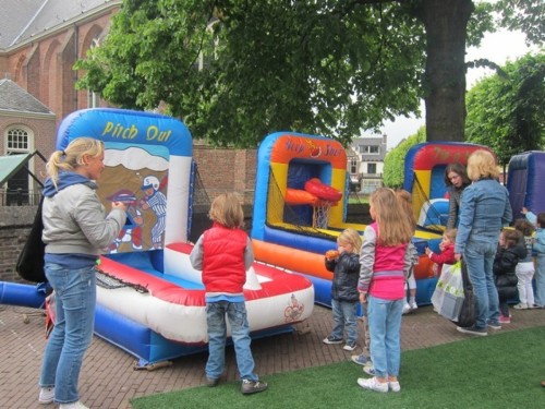 Basketbalspel opblaasbaar